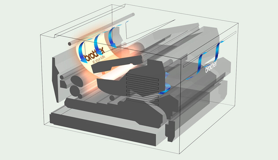 Environmental Performance of Printers Changed by Airflow: Hear